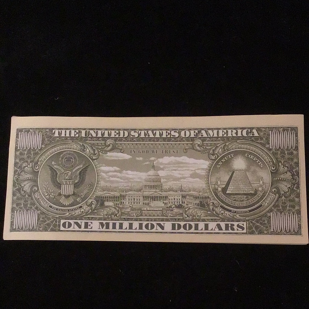 Banknotes Million Dollars, 1 Million Dollar Bill